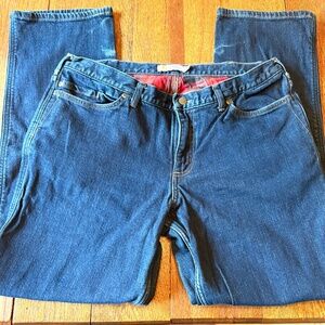Carhartt flannel lined jeans size 16 regular